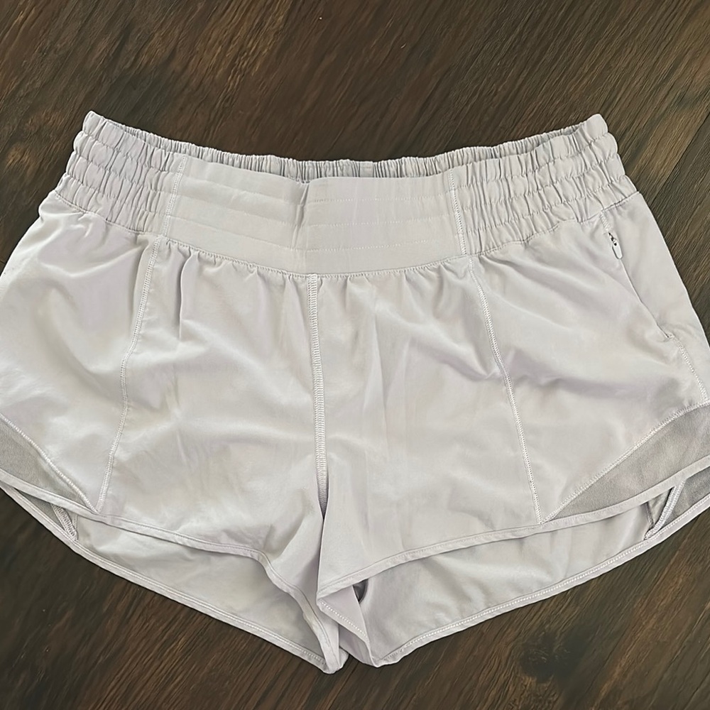 Hotty Hot High Rise Lined short 2.5” - lavender dew